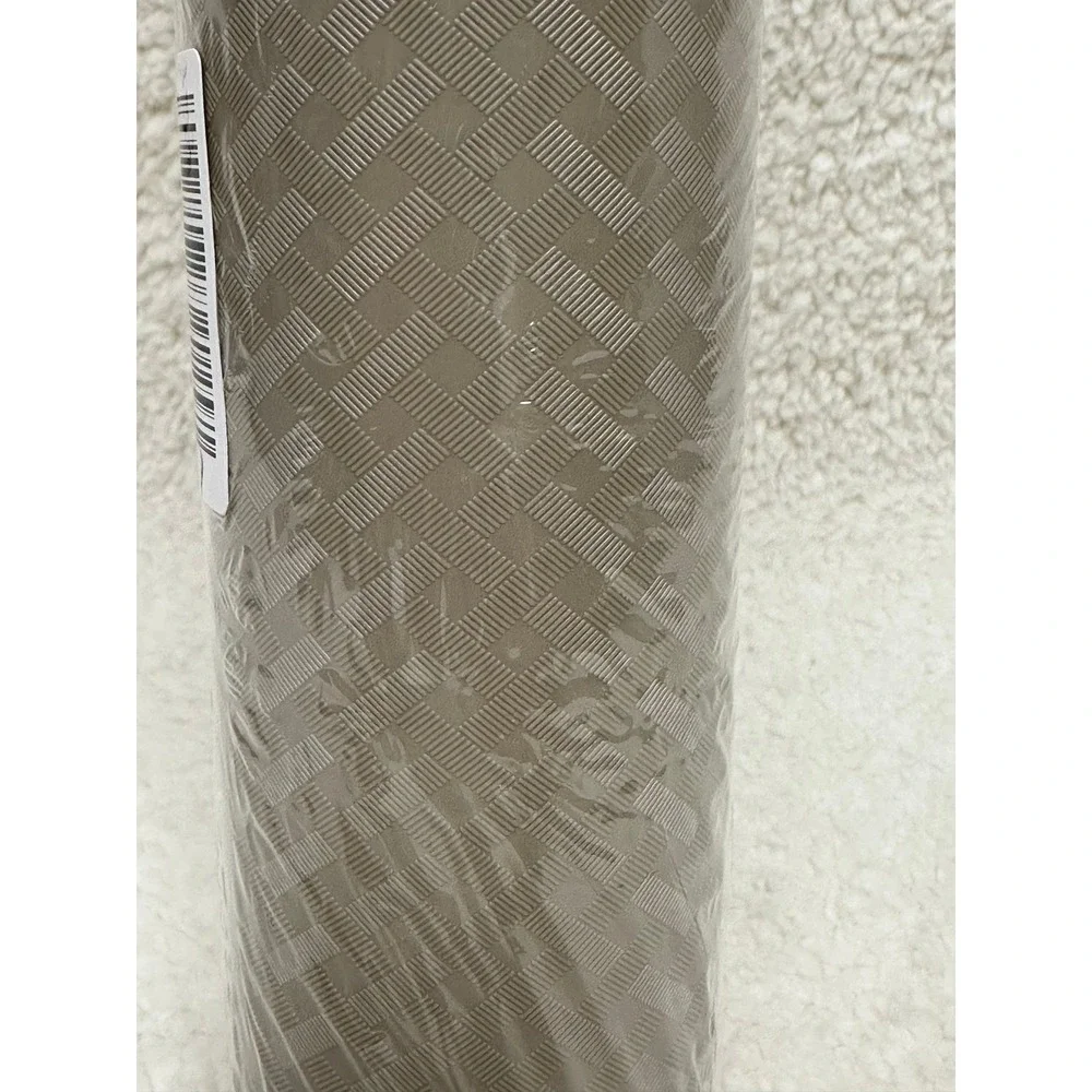 STAHOM Shelf Liner Beige Non-Adhesive Waterproof‎ EVA Basketweave Pattern